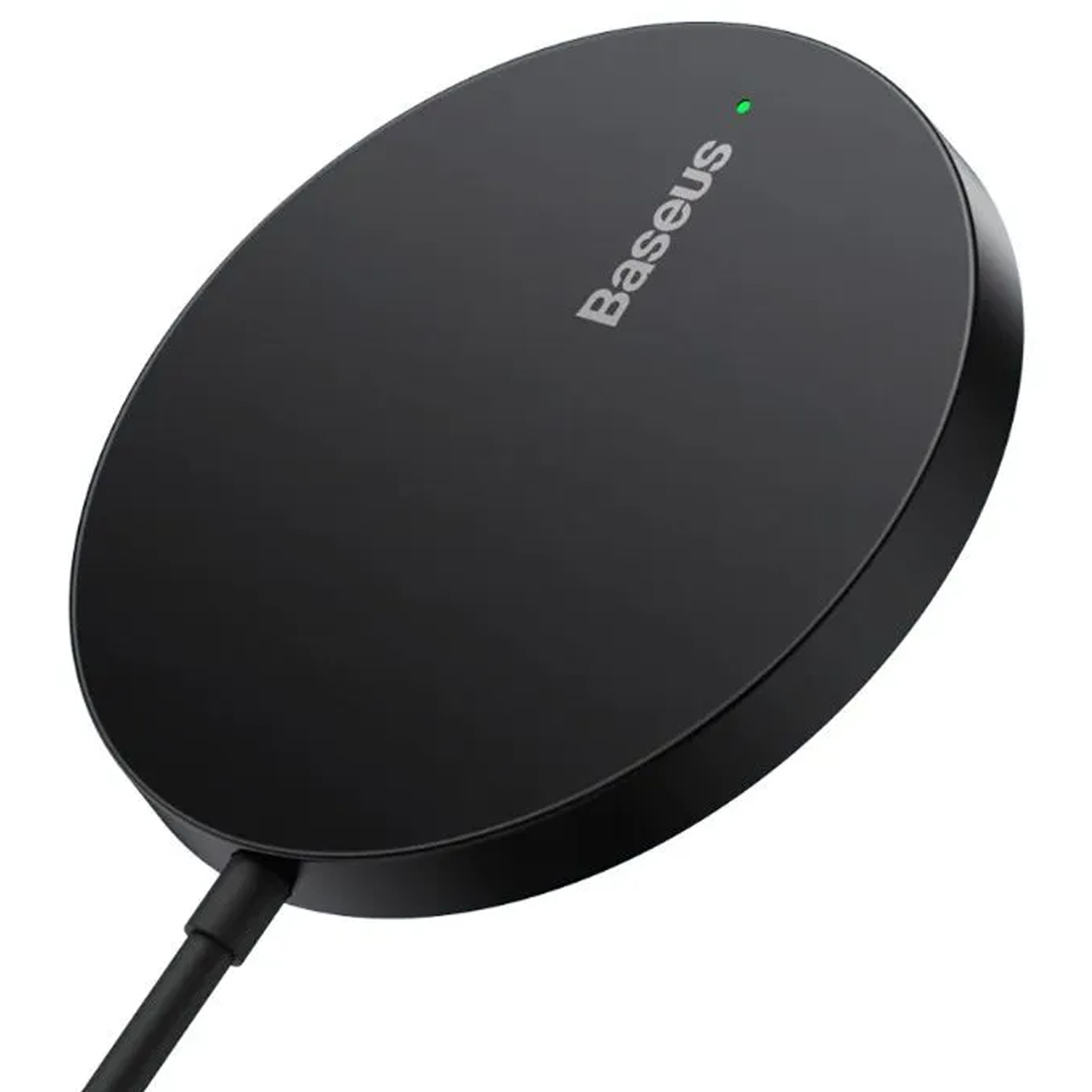 Беспроводное зарядное устройство Baseus Simple Mini3 Magnetic MagSafe Qi 15W Black