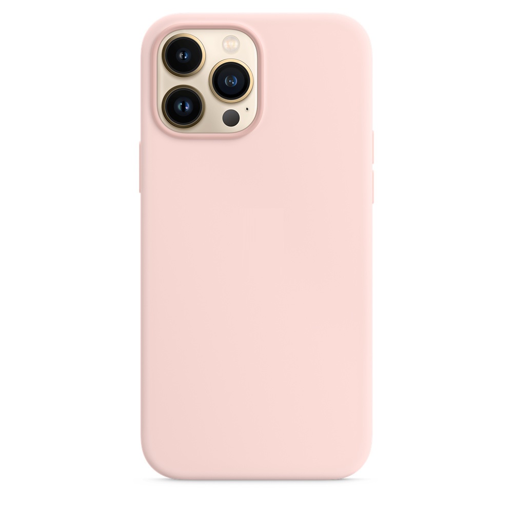 Силиконовый чехол Naturally Silicone Case with MagSafe Chalk Pink для iPhone 13 Pro Max
