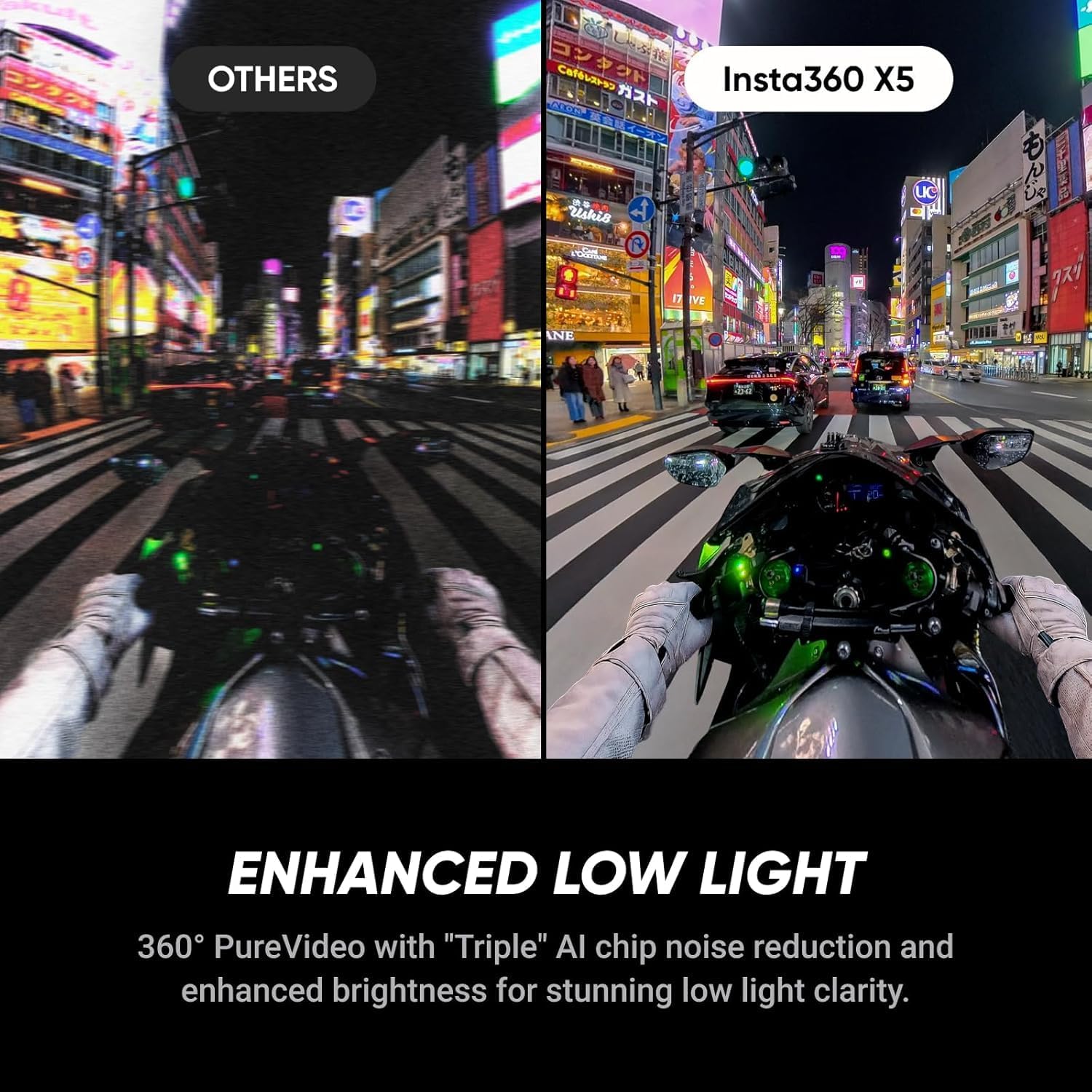 Экшн-камера Insta360 X5 Standard Bundle Midnight Black