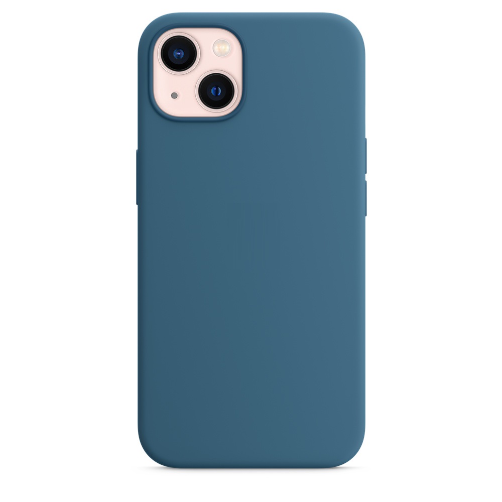 Силиконовый чехол Naturally Silicone Case with MagSafe Blue Jay для iPhone 13