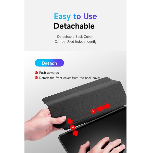 Чехол-книжка Dux Ducis для iPad 10.9 (2022)/11 (2025 A16) Magi Series Gray