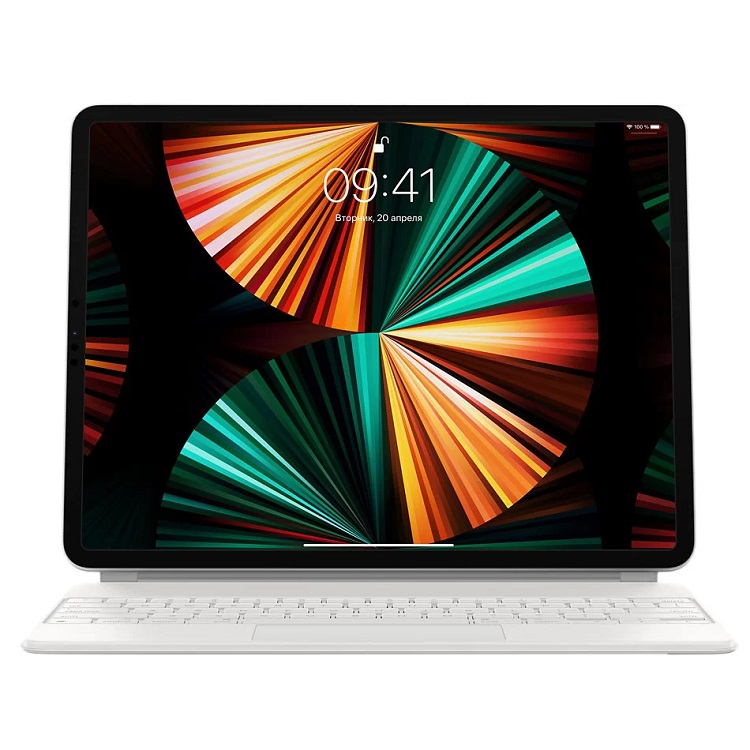 Чехол-клавиатура Apple Magic Keyboard для iPad Pro 12.9 (2020-2022)/Air 13 (2024/2025) White (MJQL3RS/A)