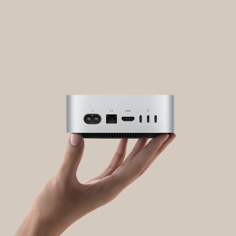 Настольный компьютер Apple Mac mini 2024 M4 (16GB/256B/Apple graphics 10-core) Silver (MU9D3)