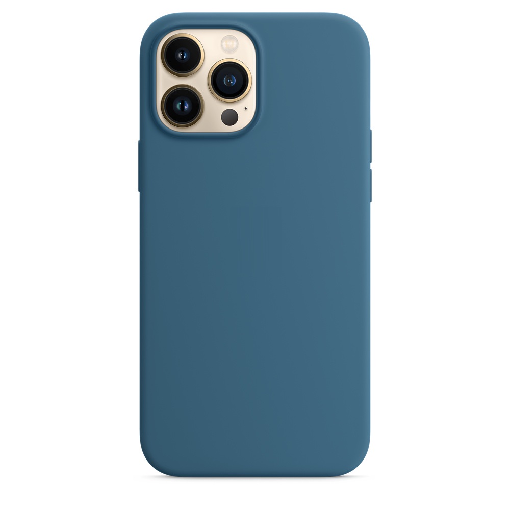 Силиконовый чехол Naturally Silicone Case with MagSafe Blue Jay для iPhone 13 Pro Max