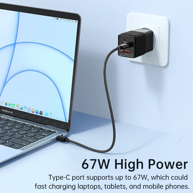 Сетевое зарядное устройство Mcdodo 70W GaN 5 mini (CH-1501) Black