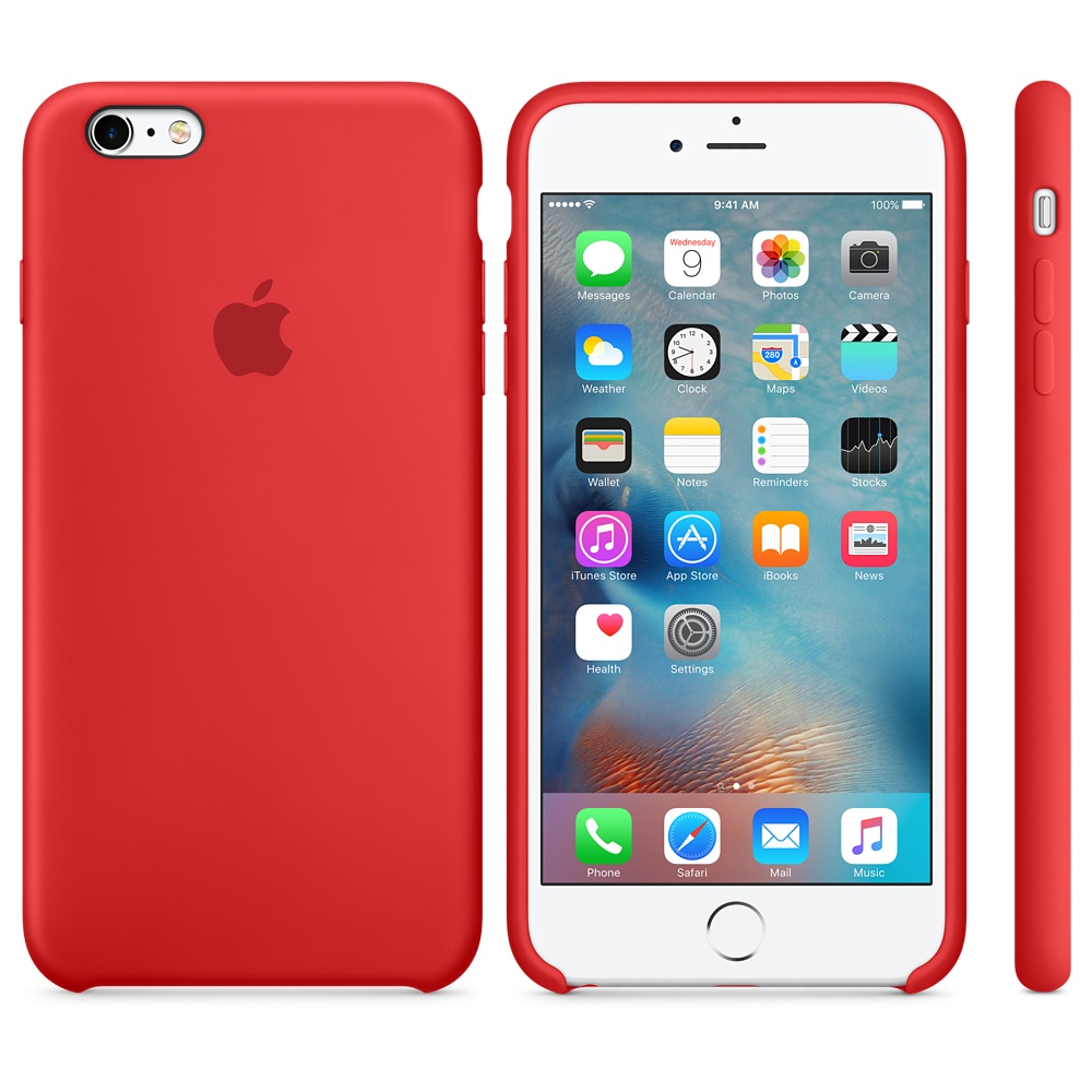 Силиконовый чехол Apple iPhone 6S Plus Silicone Case - Red (MKXM2ZM/A) для iPhone 6 Plus/6S Plus