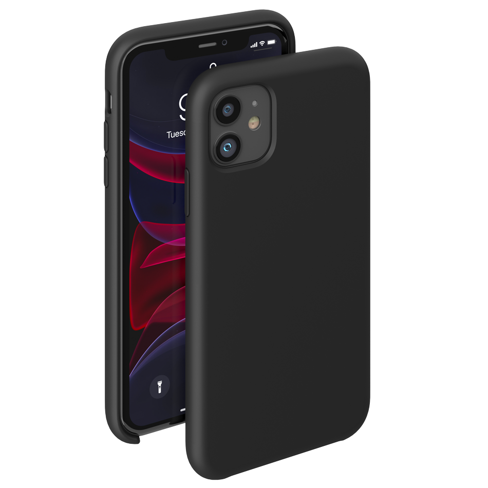 Чехол Deppa Liquid Silicone Case Black (87300) для iPhone 11