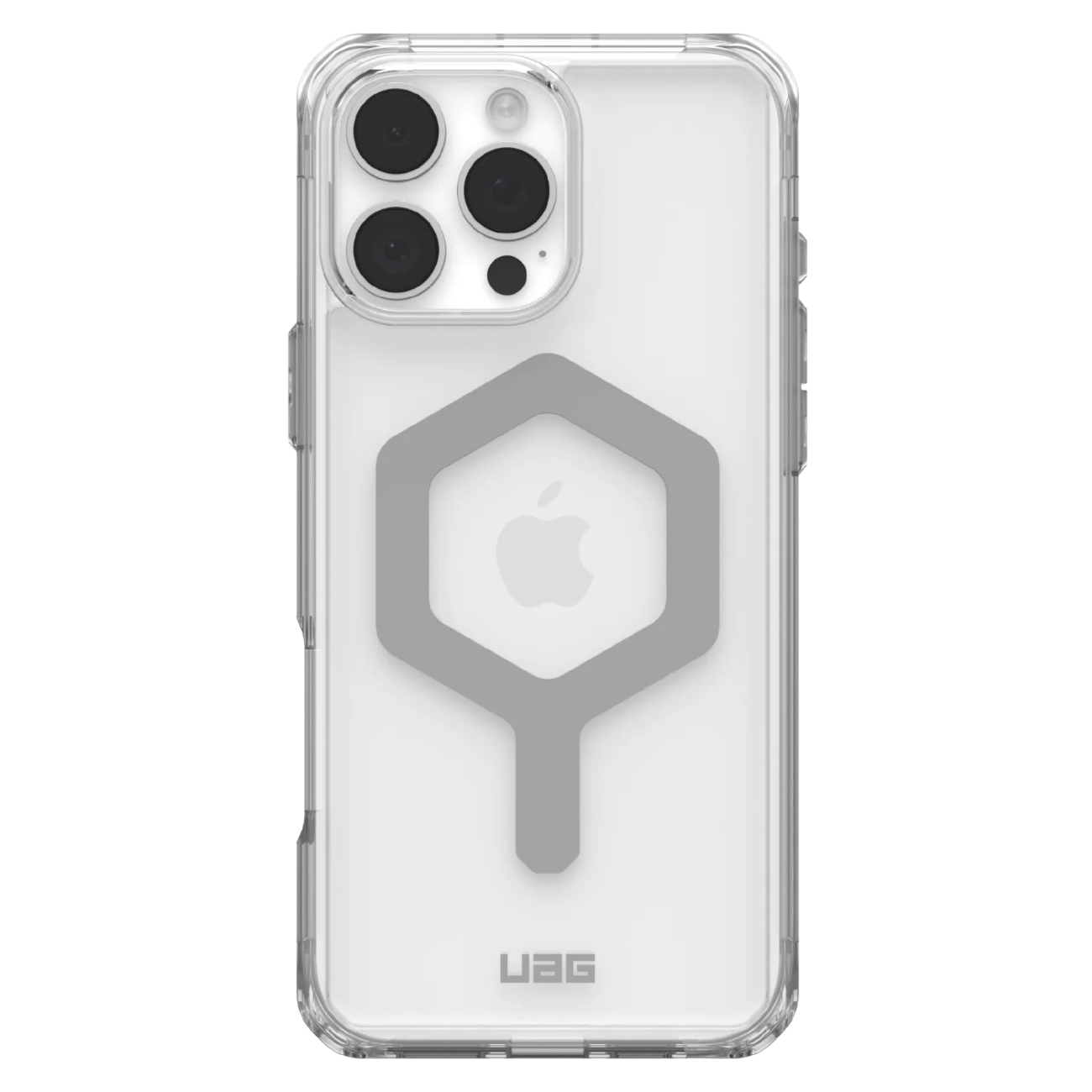 Противоударный защитный чехол UAG Plyo MagSafe для iPhone 16 Pro Max Ice/Silver