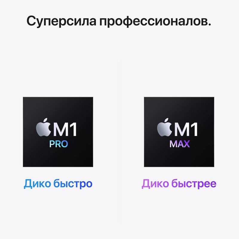 Ноутбук Apple MacBook Pro 16 2021 M1 Pro (16.2/3456x2234/16GB/512GB SSD/Apple graphics 16-core) Silver (MK1E3)