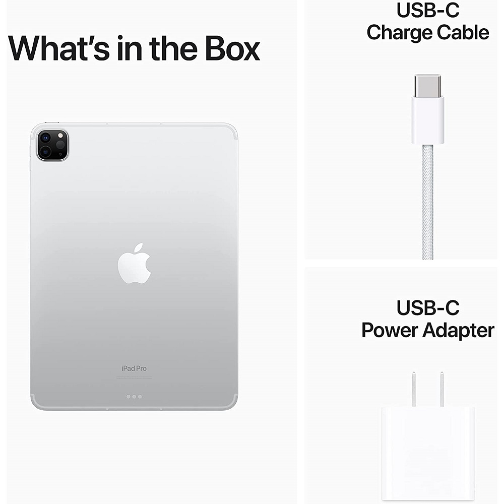 Планшет Apple iPad Pro 11 2022, 512 ГБ, Wi-Fi + Cellular, серебристый
