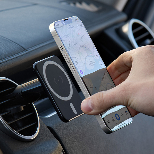 Автомобильное беспроводное Qi зарядное устройство Deppa Mage Safe Sky (55202)