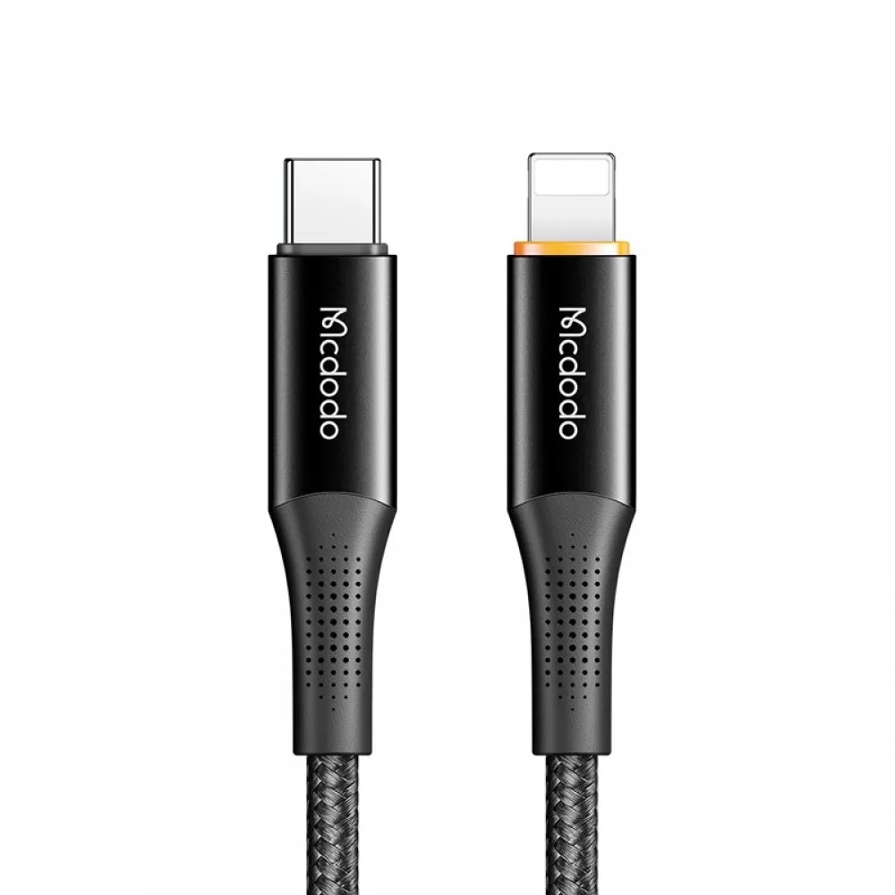 Кабель Mcdodo PD (CA-9960) 36W Auto Power Off Type-C to Lightning  1.2m  Black