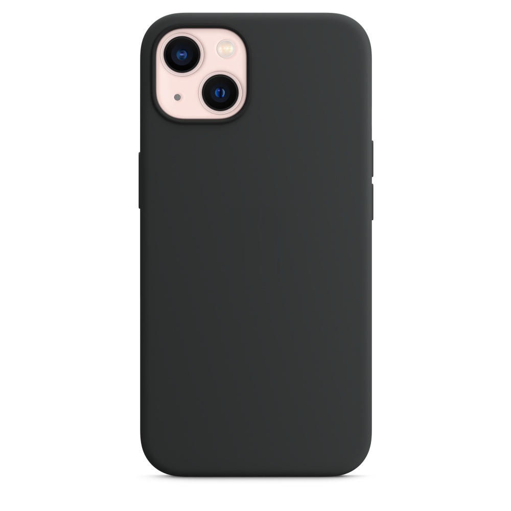 Силиконовый чехол Naturally Silicone Case with MagSafe Midnight для iPhone 13