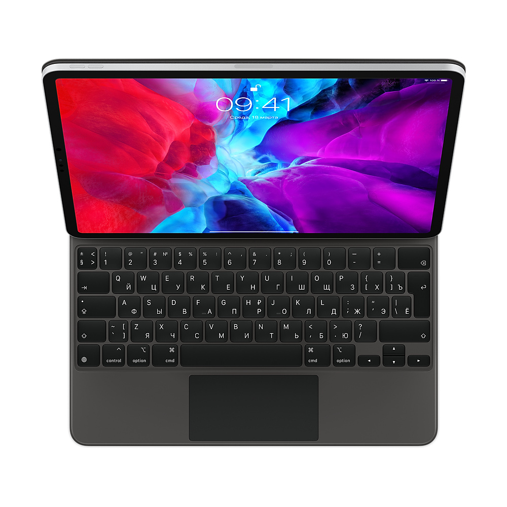Чехол-клавиатура Apple Magic Keyboard для iPad Pro 12.9 (2020-2022)/Air 13 (2024/2025) Black (MXQU2RS/A)