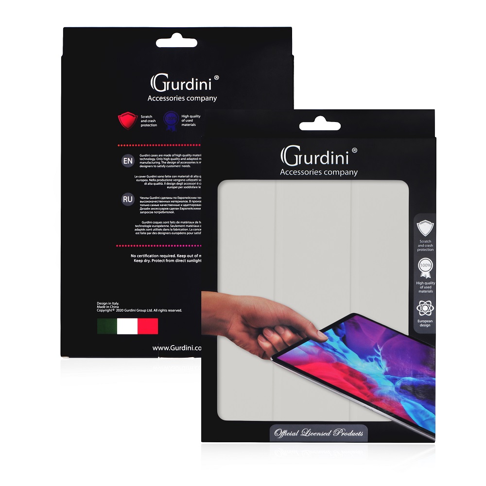 Чехол-книжка Gurdini Milano Series (pen slot) для iPad 10.9 (2022)/11 (2025 A16) Stone