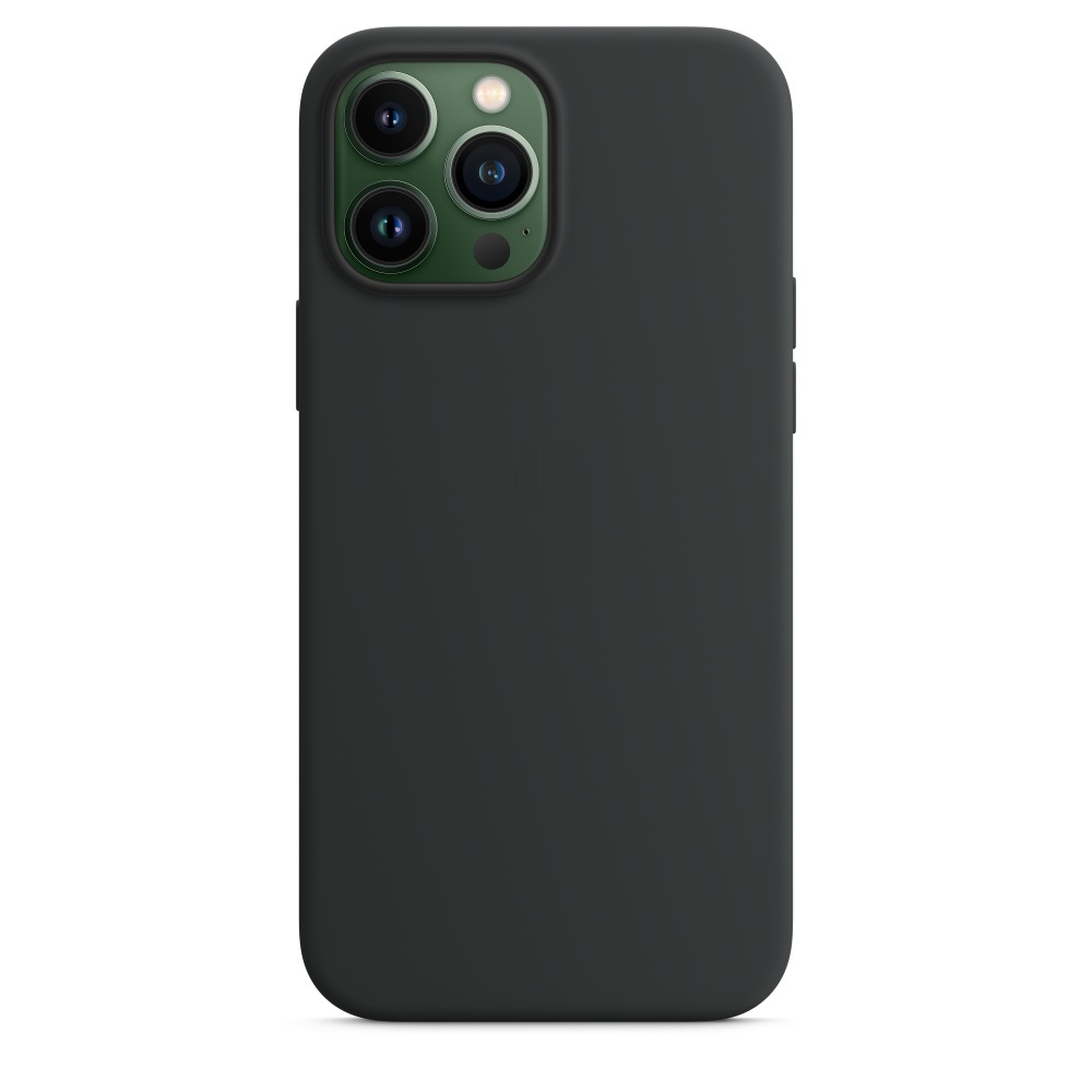 Силиконовый чехол Naturally Silicone Case with MagSafe Midnight для iPhone 13 Pro Max