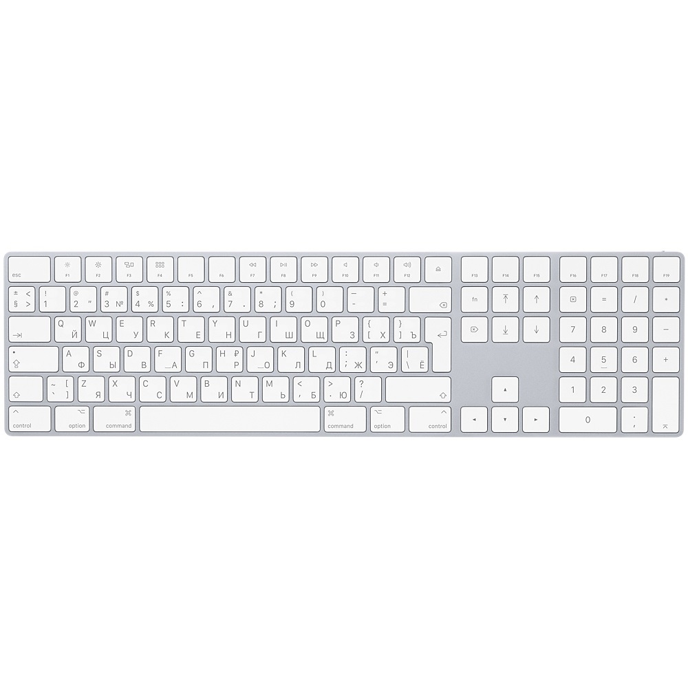 Беспроводная клавиатура Apple Magic Keyboard with Numeric Keypad (MQ052RS/A)