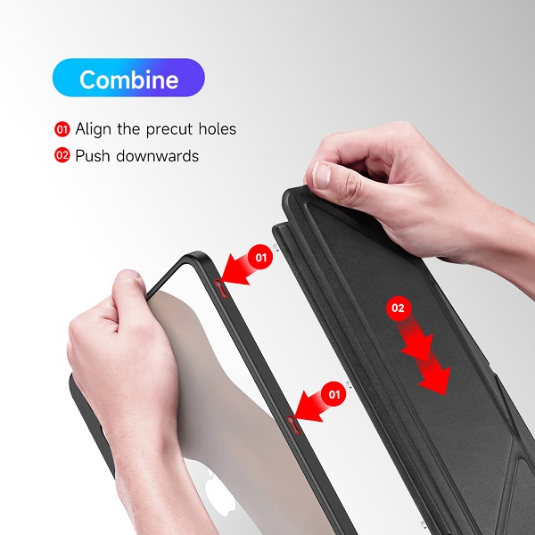 Чехол-книжка Dux Ducis для iPad 10.9 (2022)/11 (2025 A16) Magi Series Gray