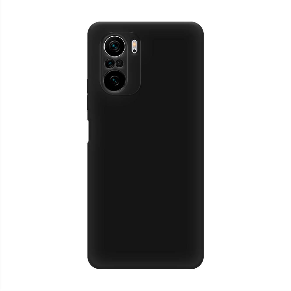 Силиконовый чехол черный для Xiaomi POCO F3