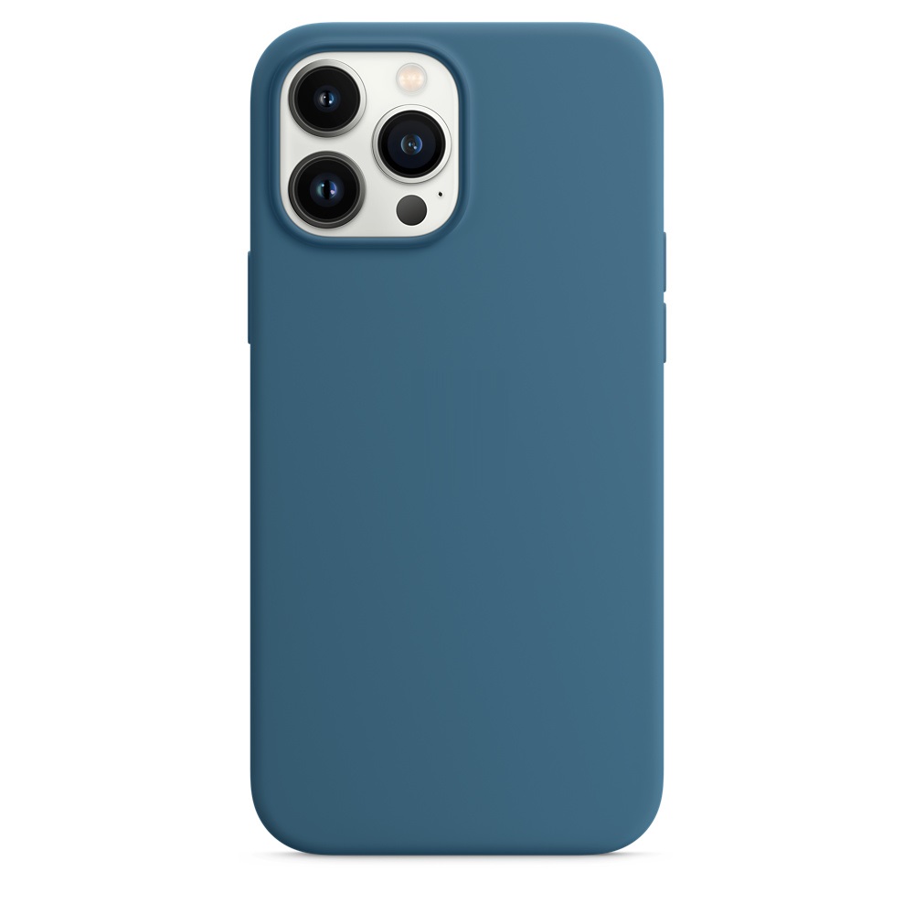 Силиконовый чехол Naturally Silicone Case with MagSafe Blue Jay для iPhone 13 Pro Max