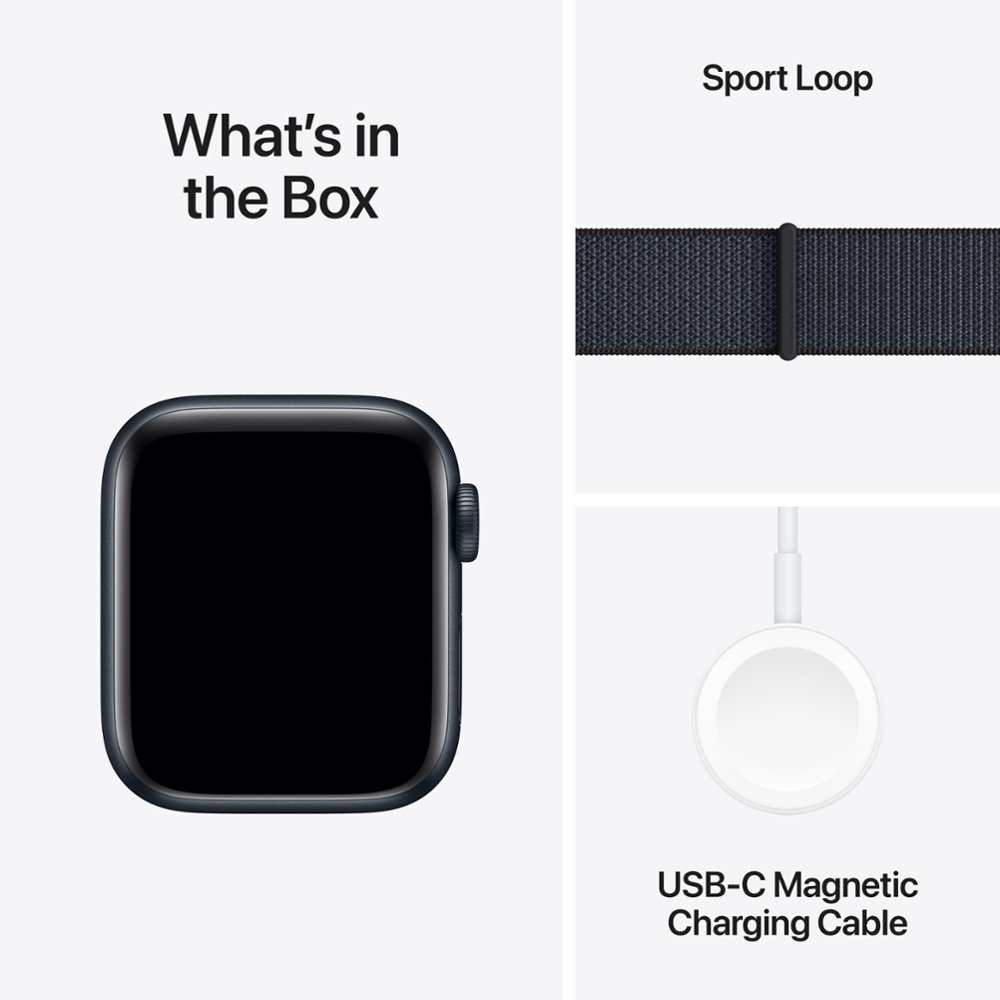 Умные часы Apple Watch Series SE 2024 Gen 2 40mm Aluminium Case Midnight/Ink Sport Loop