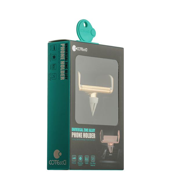 Автомобильный держатель COTEetCI Base7 Car Holder Zinc Alloy (CS2311-CE) Gold для iPhone
