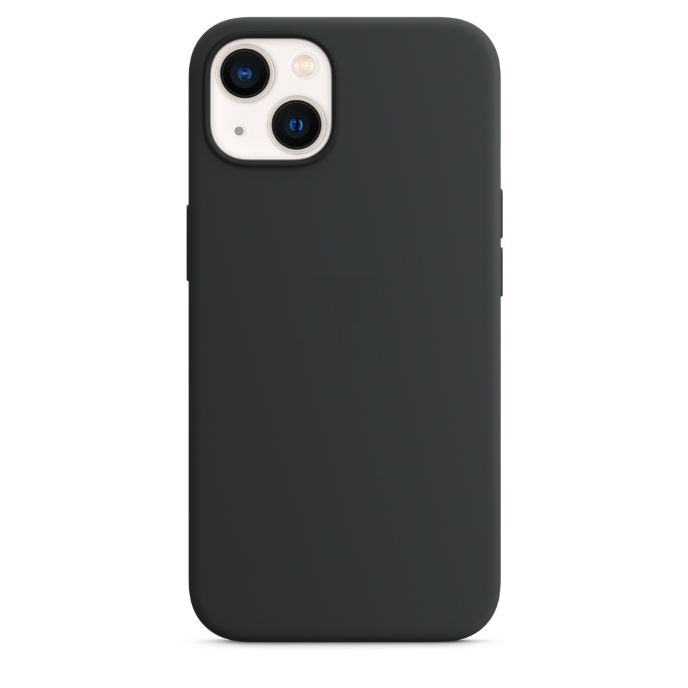 Силиконовый чехол Naturally Silicone Case with MagSafe Midnight для iPhone 13