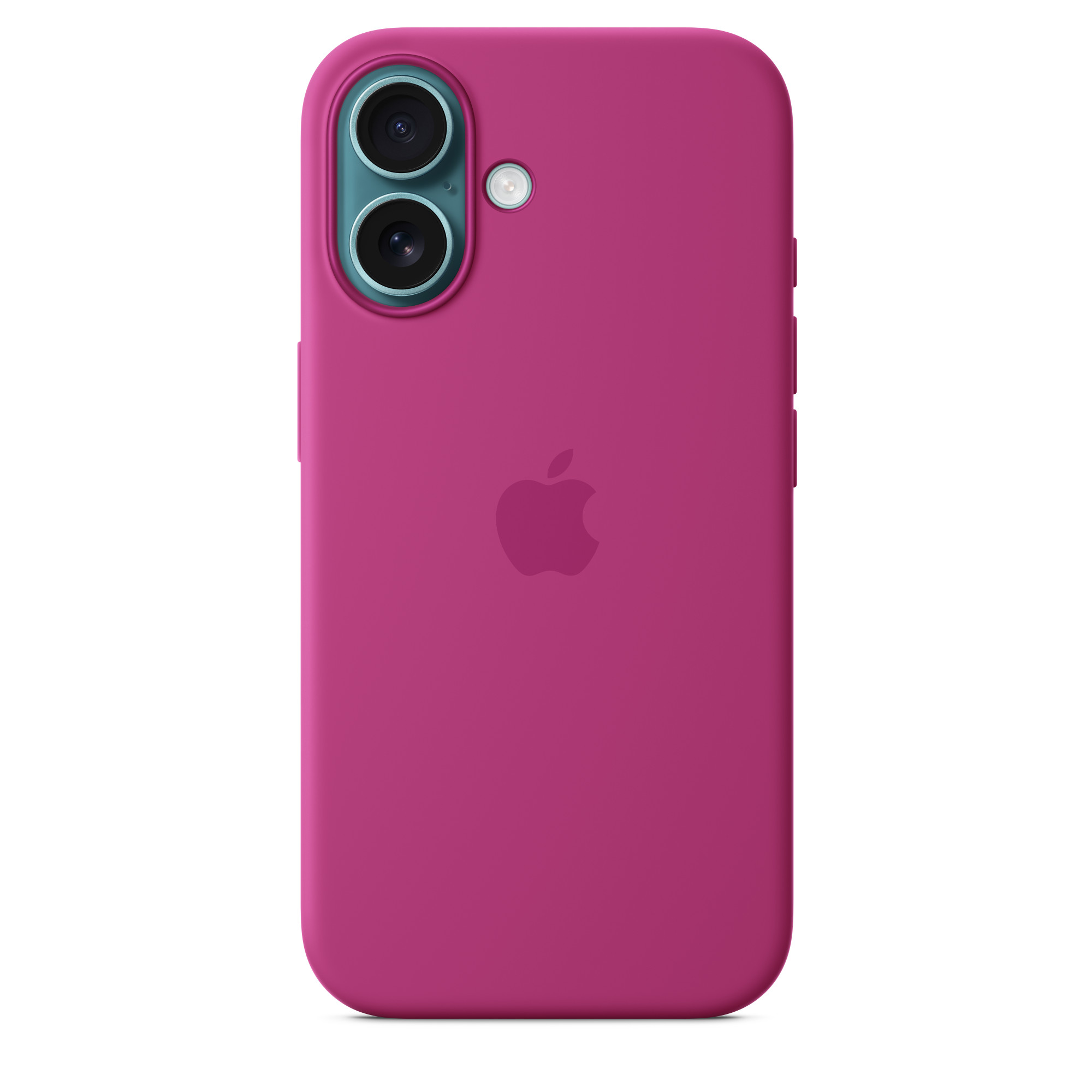 Силиконовый чехол Apple iPhone 16 Silicone Case with MagSafe – Fuchsia (MYY53ZM/A)