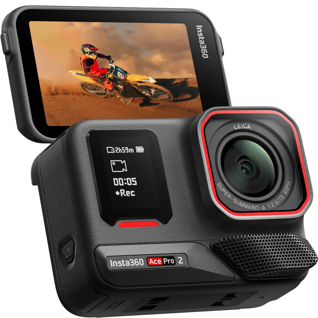 Экшн-камера Insta360 Ace Pro 2 Dual Battery Standard Bundle Midnight Black