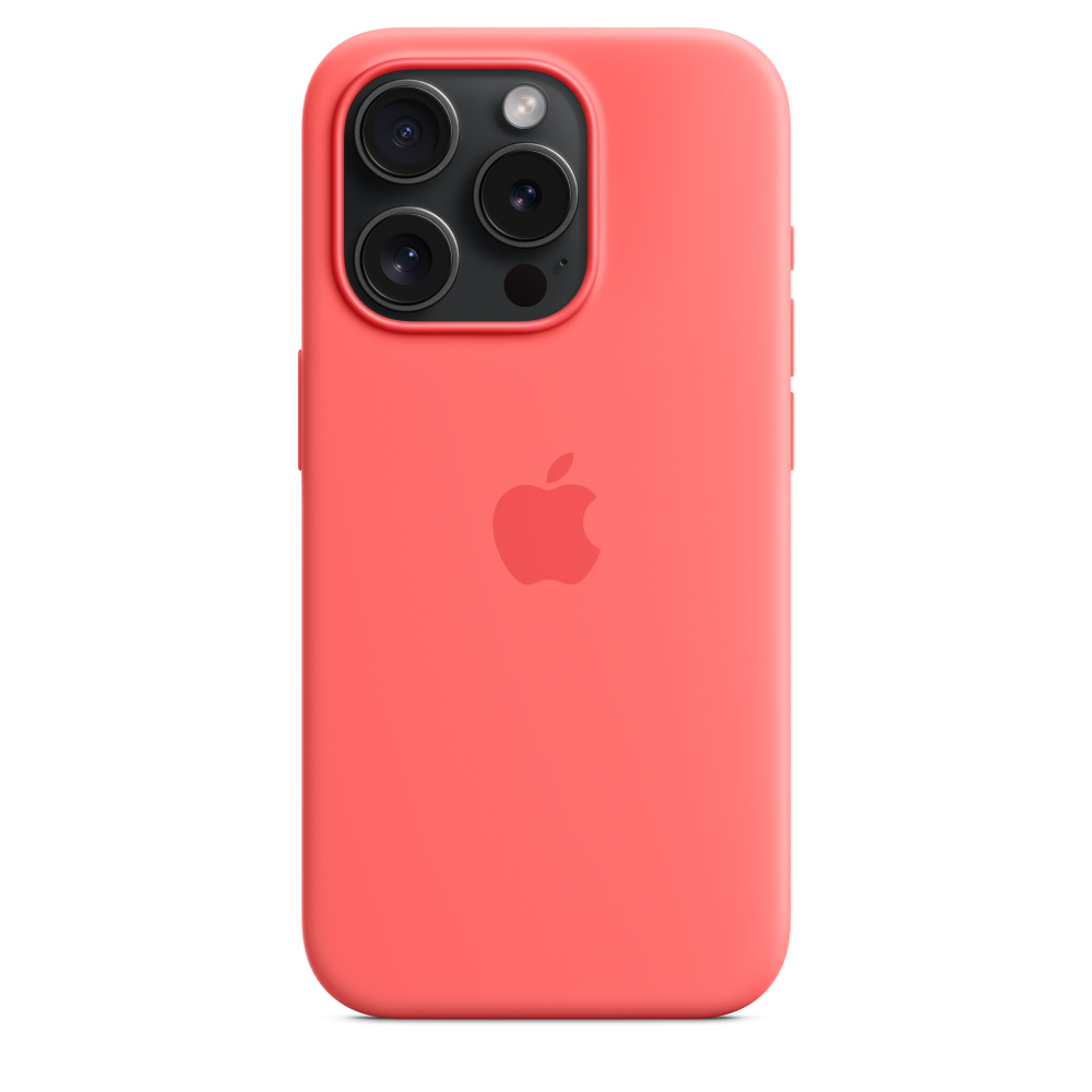 Силиконовый чехол Apple iPhone 15 Pro Silicone Case with MagSafe - Guava (MT1G3ZM/A) для iPhone 15 Pro