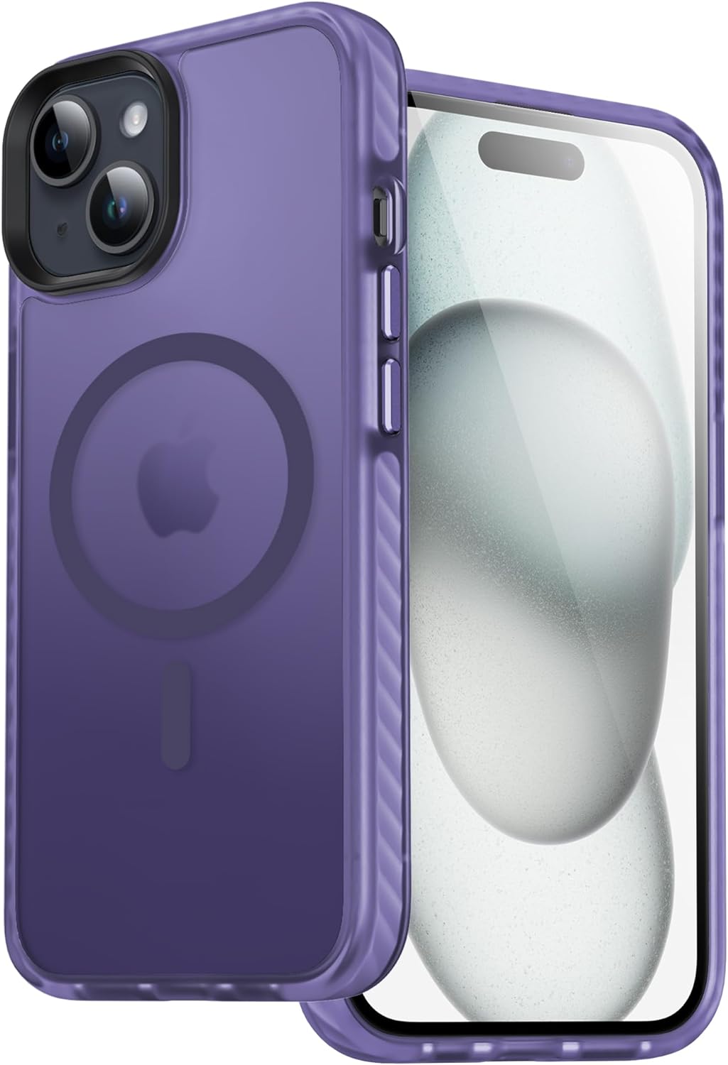 Чехол Gurdini Nano Series with Magsafe Purple для iPhone 15