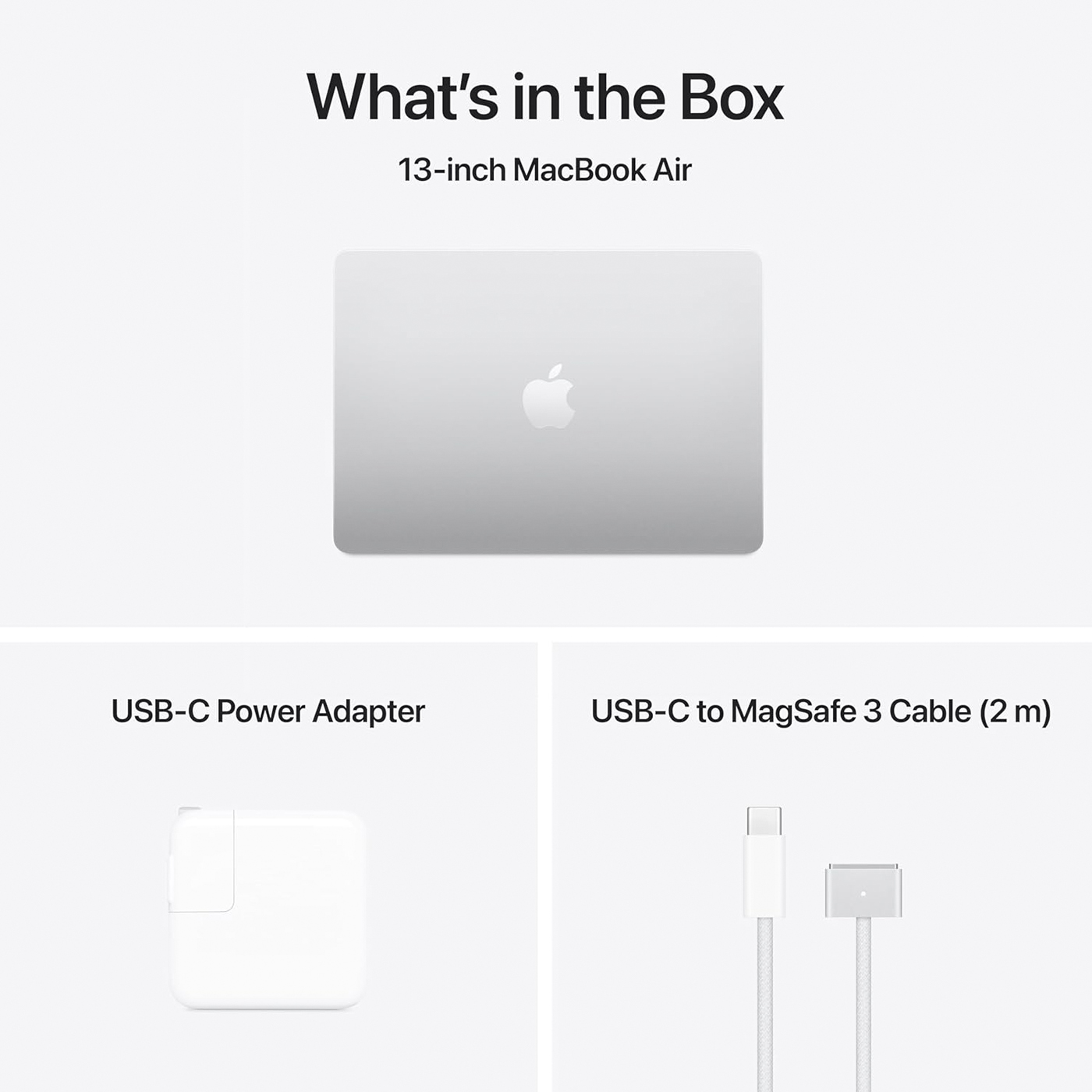 Ноутбук Apple MacBook Air 13 2025 M4 (13.6/2560x1664/32GB/512GB SSD/Apple graphics 10-core) Silver (Z1GS00106)