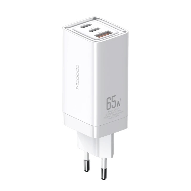 Сетевое зарядное устройство Mcdodo 65W Gan mini fast charger CH-7921 White