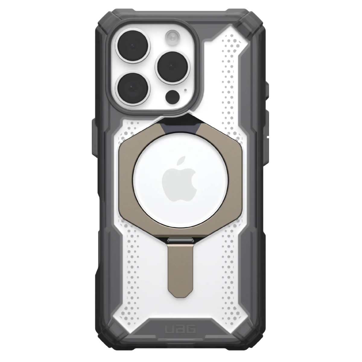 Противоударный защитный чехол UAG Plasma XTE MagSafe для iPhone 16 Pro Ash/Titanium