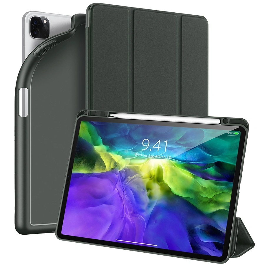 Чехол-книжка Dux Ducis для iPad Pro 11 (2020-2022) Osom Series Green