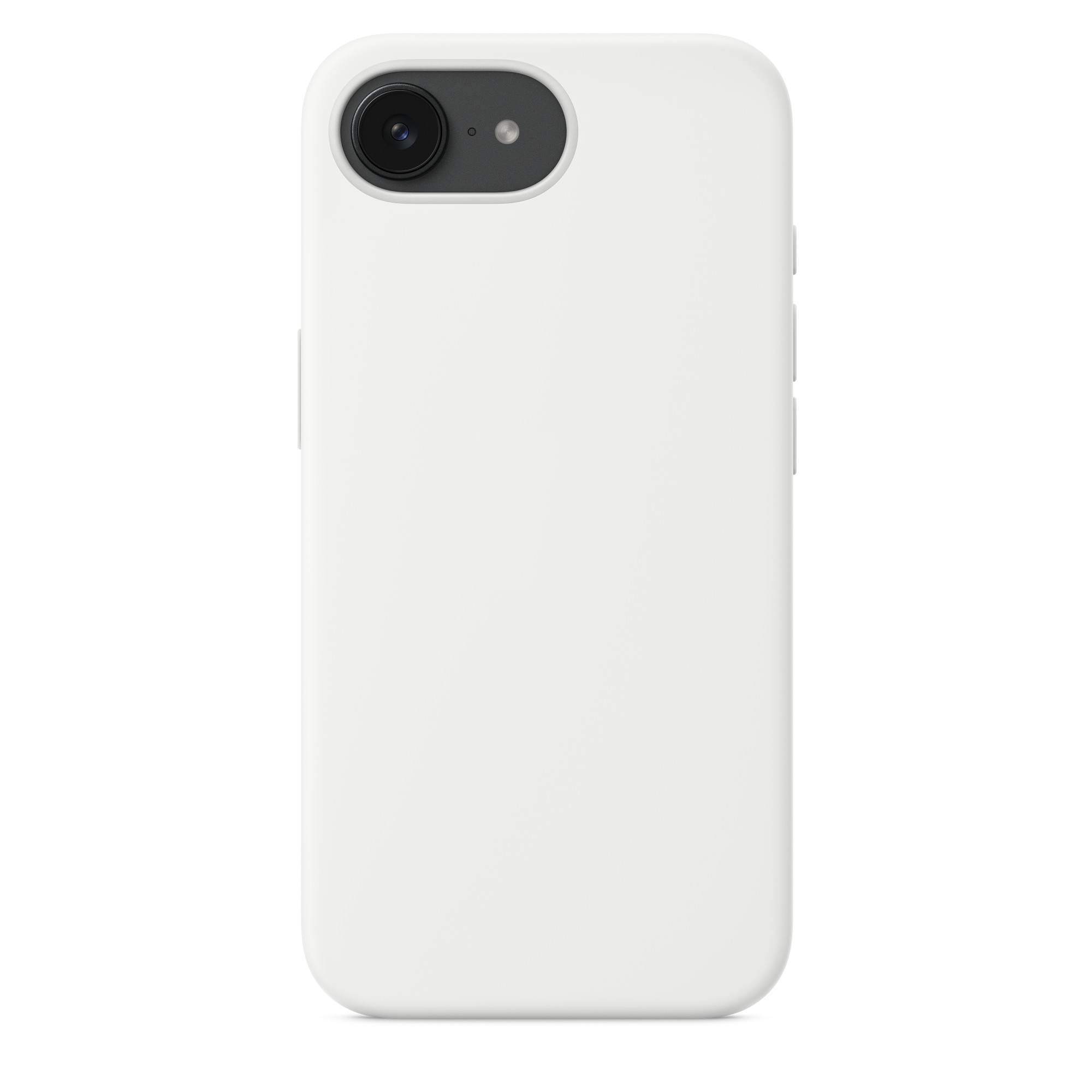 Силиконовый чехол Naturally Silicone Case with MagSafe White для iPhone 16e