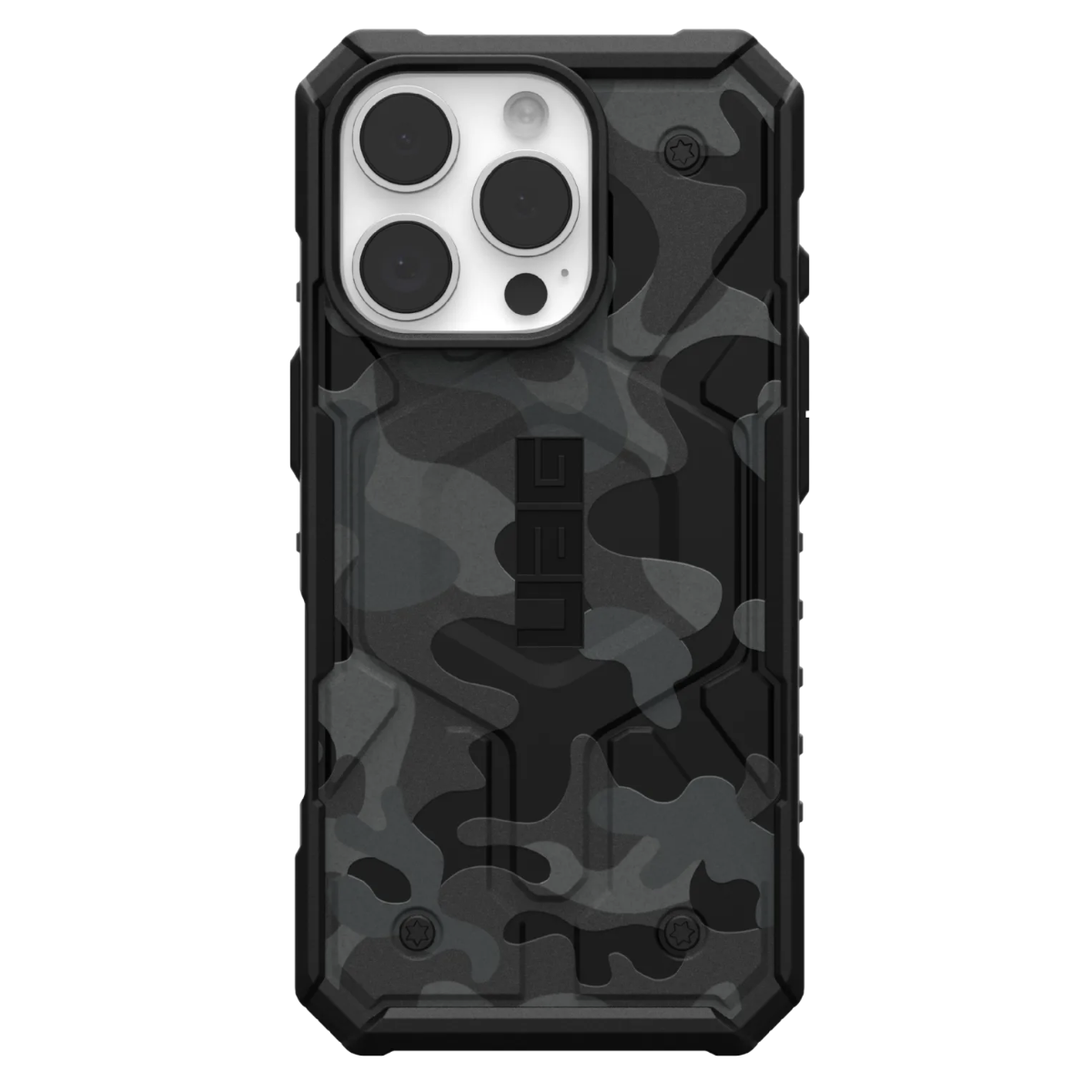 Противоударный защитный чехол UAG Pathfinder SE MagSafe для iPhone 16 Pro Black Midnight Camo