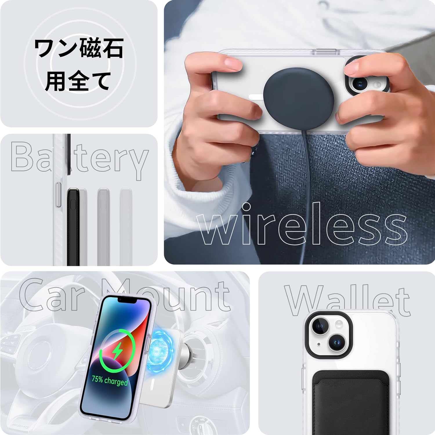 Чехол Gurdini Nano Series with Magsafe White для iPhone 15