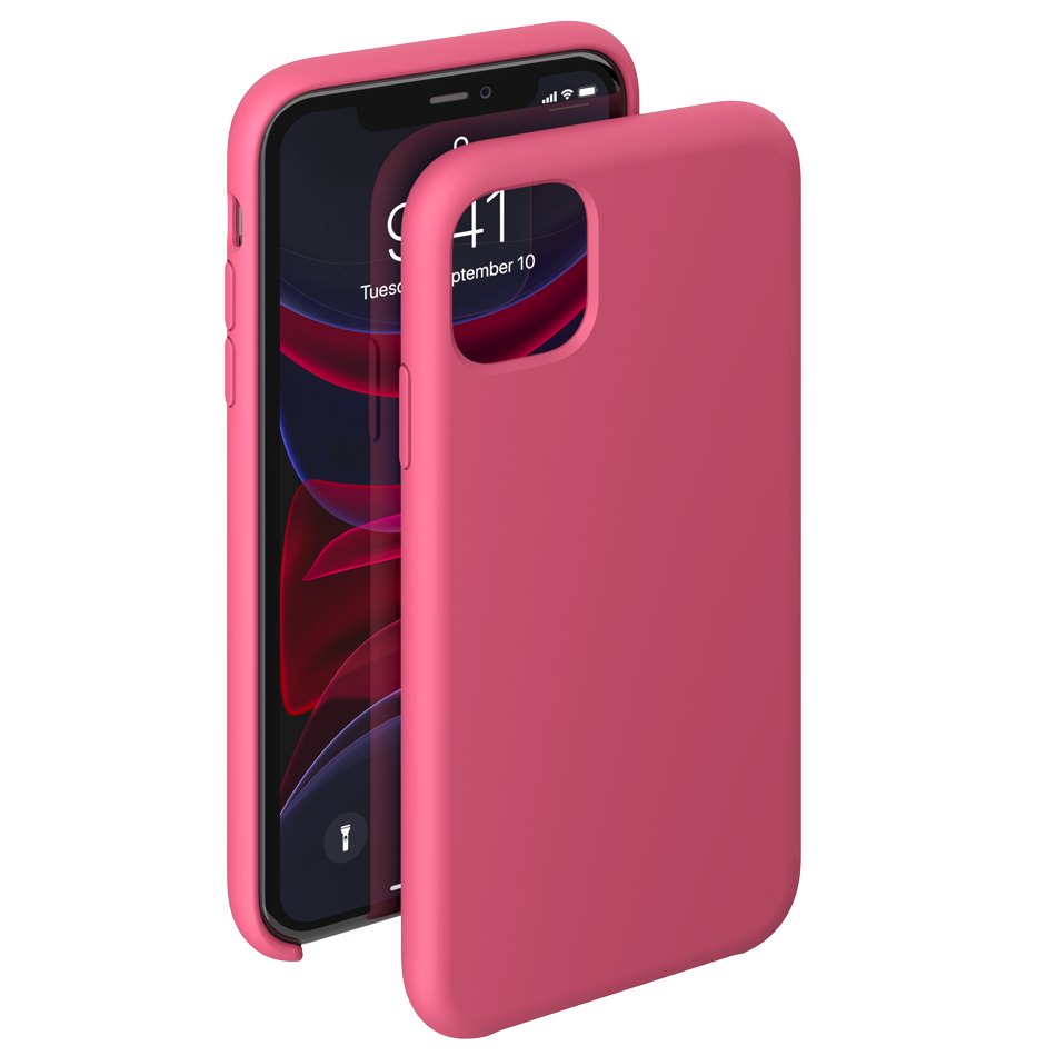 Чехол Deppa Liquid Silicone Case Fuchsia (87303) для iPhone 11