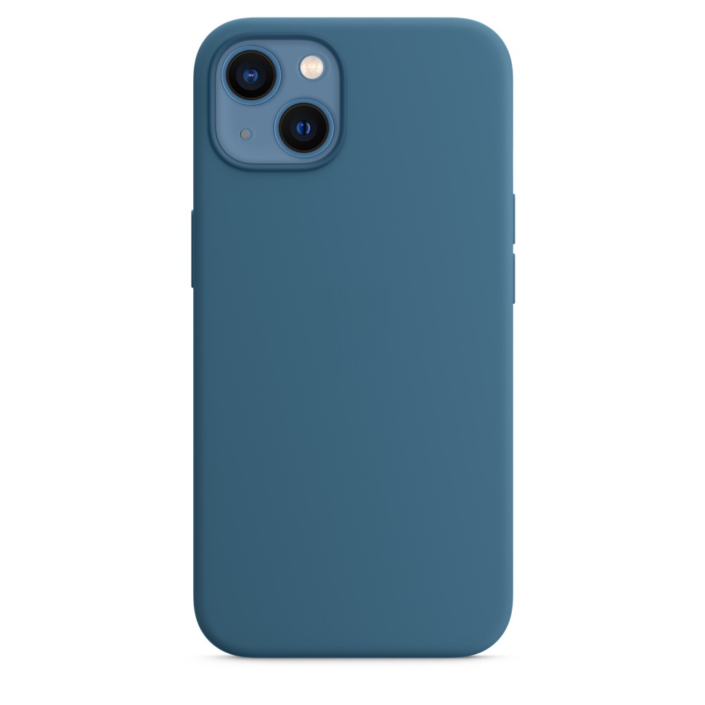 Силиконовый чехол Naturally Silicone Case with MagSafe Blue Jay для iPhone 13
