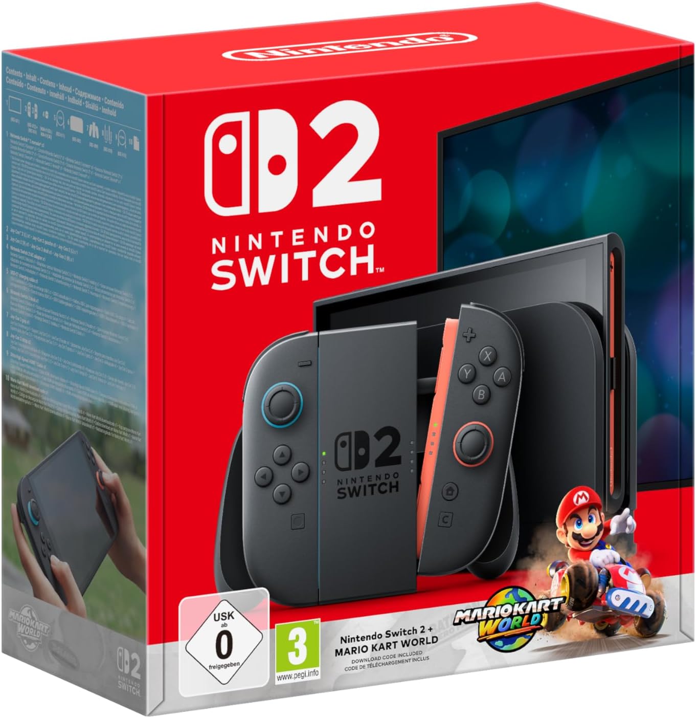 Игровая приставка Nintendo Switch 2 256Gb c игрой Mario Kart World
