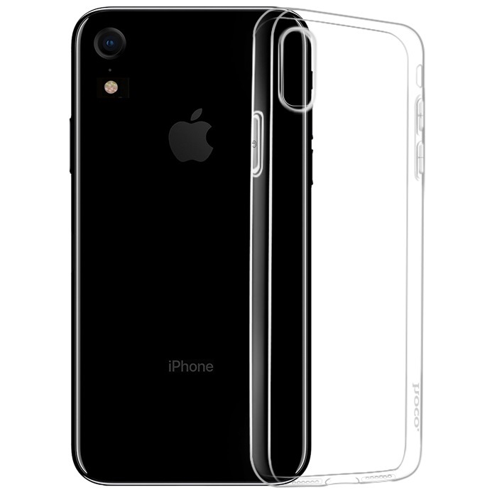 Силиконовый чехол прозрачный для iPhone Xr