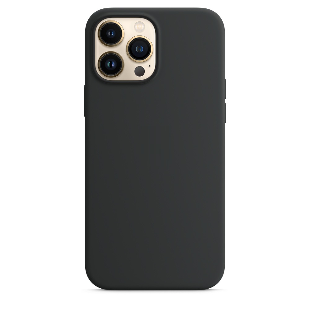 Силиконовый чехол Naturally Silicone Case with MagSafe Midnight для iPhone 13 Pro Max