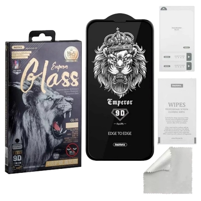 Защитное стекло Remax 2.5D Full Cover Black (Приватное) для iPhone 13/13 Pro/14/16e