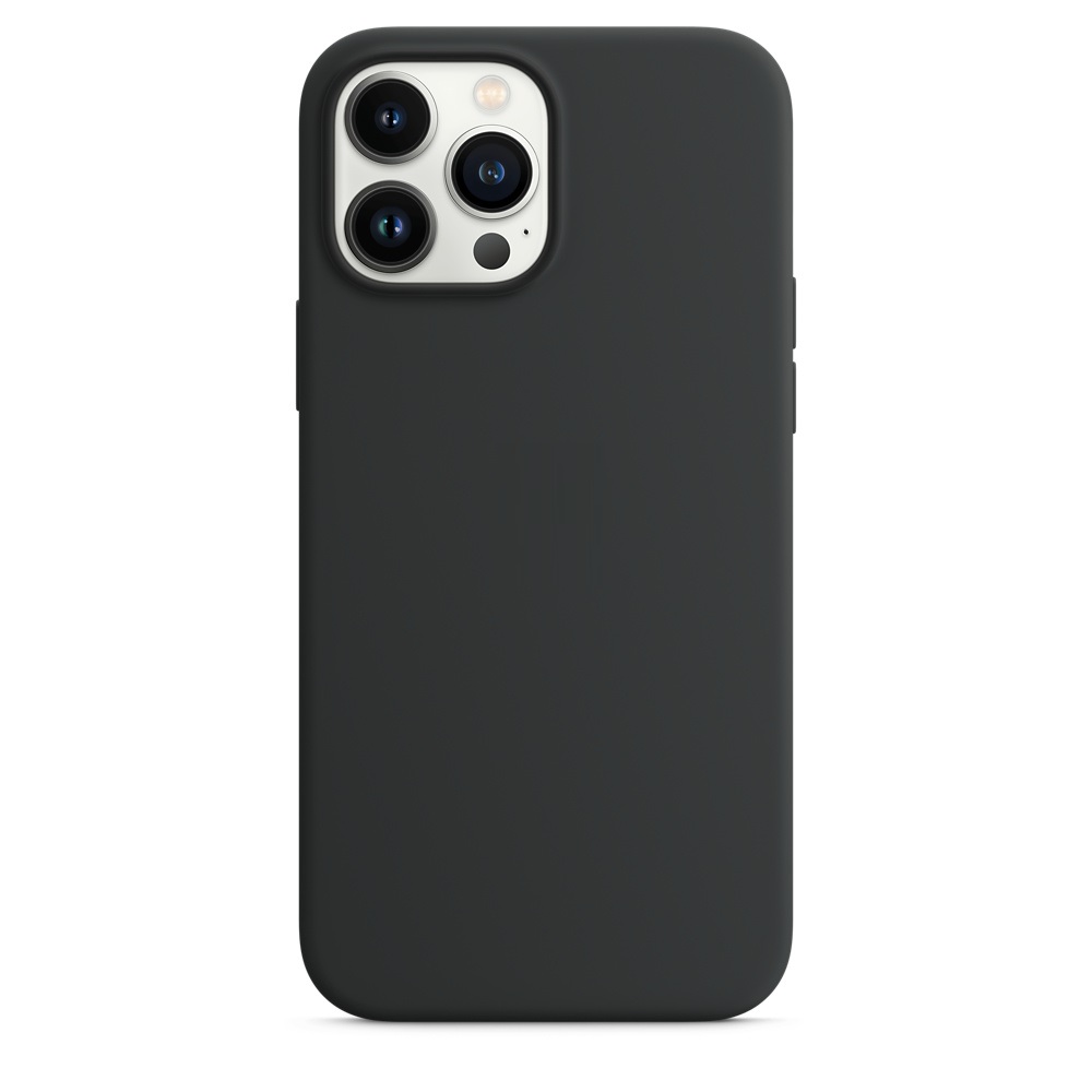 Силиконовый чехол Naturally Silicone Case with MagSafe Midnight для iPhone 13 Pro Max